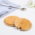 thumbnail image 6 of Various Sizes Kitchen Organization Mason Jar Cap Wide Mouth Can Seasoning Bottle Caps Lid With Spoon Hole Mug Cover Wooden Lids OUTER DIAMETER 106MM WITH SPOON HOLE, 6 of 8