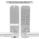 thumbnail image 5 of Cerradura De Puerta Mecánica, Teclado De Puerta, Contraseña única Puertas Interiores Puertas Compuestas Puertas De Alquiler Para Seguridad En El Hogar, 5 of 8