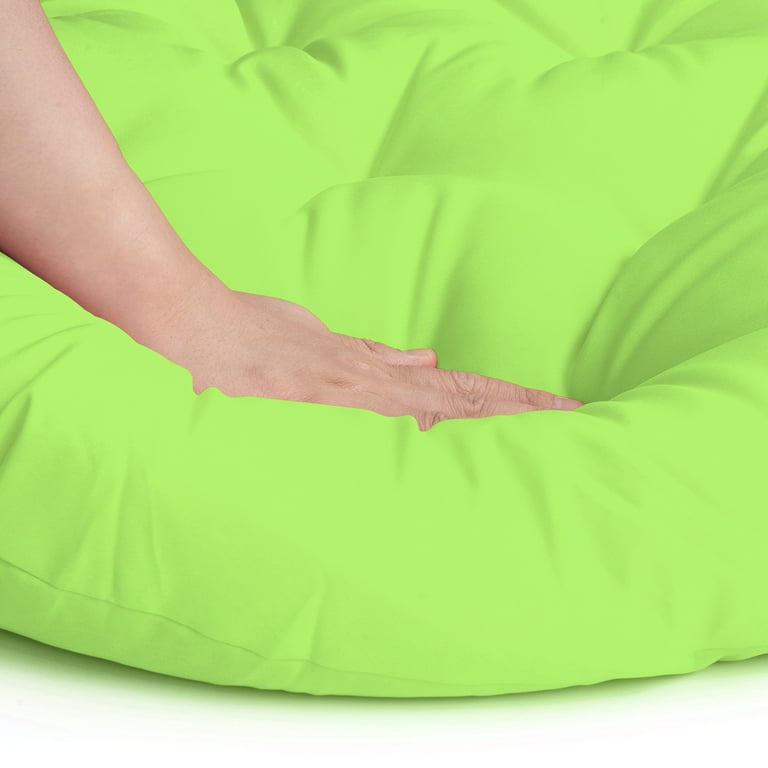 YEERSWAG 44x44x6 inch Waterproof Papasan Cushion, Anti-fading