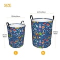 thumbnail image 5 of Fotbe Different Chemical Things Laundry Basket with Handles, Waterproof Large Laundry Hamper, Wash Bag for Corner Dorm, Rolling Laundry Basket with Handles-Small, 5 of 8