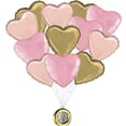 thumbnail image 4 of Amscan Elegant White Gold Balloon Weight Photo Frame – 6 Count, 4 of 4