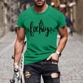 thumbnail image 2 of Camiseta de Manga Corta Impresa de Estilo Masculino, Tops Cortos para las Mujeres Pullover Casual Primavera Verano Uso Diario, 2 of 5