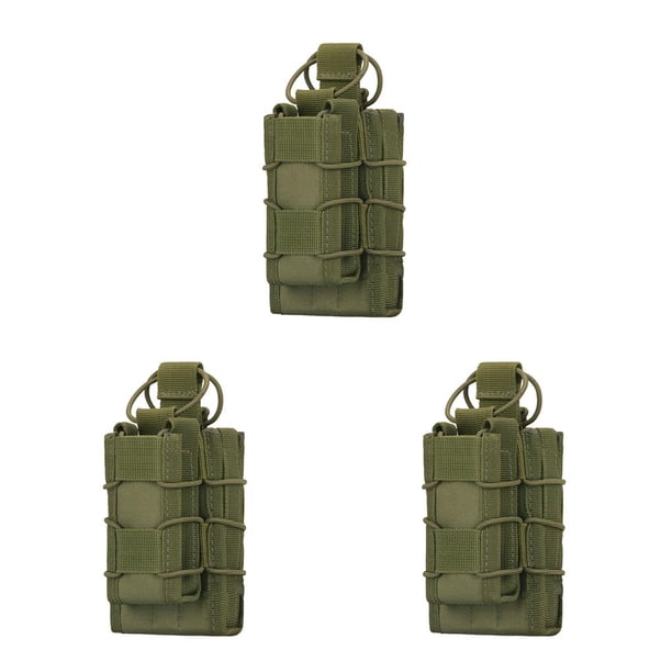 Sonducket bolsa capa bolsa de almacenamiento abierto accesorios de suministros Multi-cam grande ligero verde oscuro Verde oscuro 3piezas