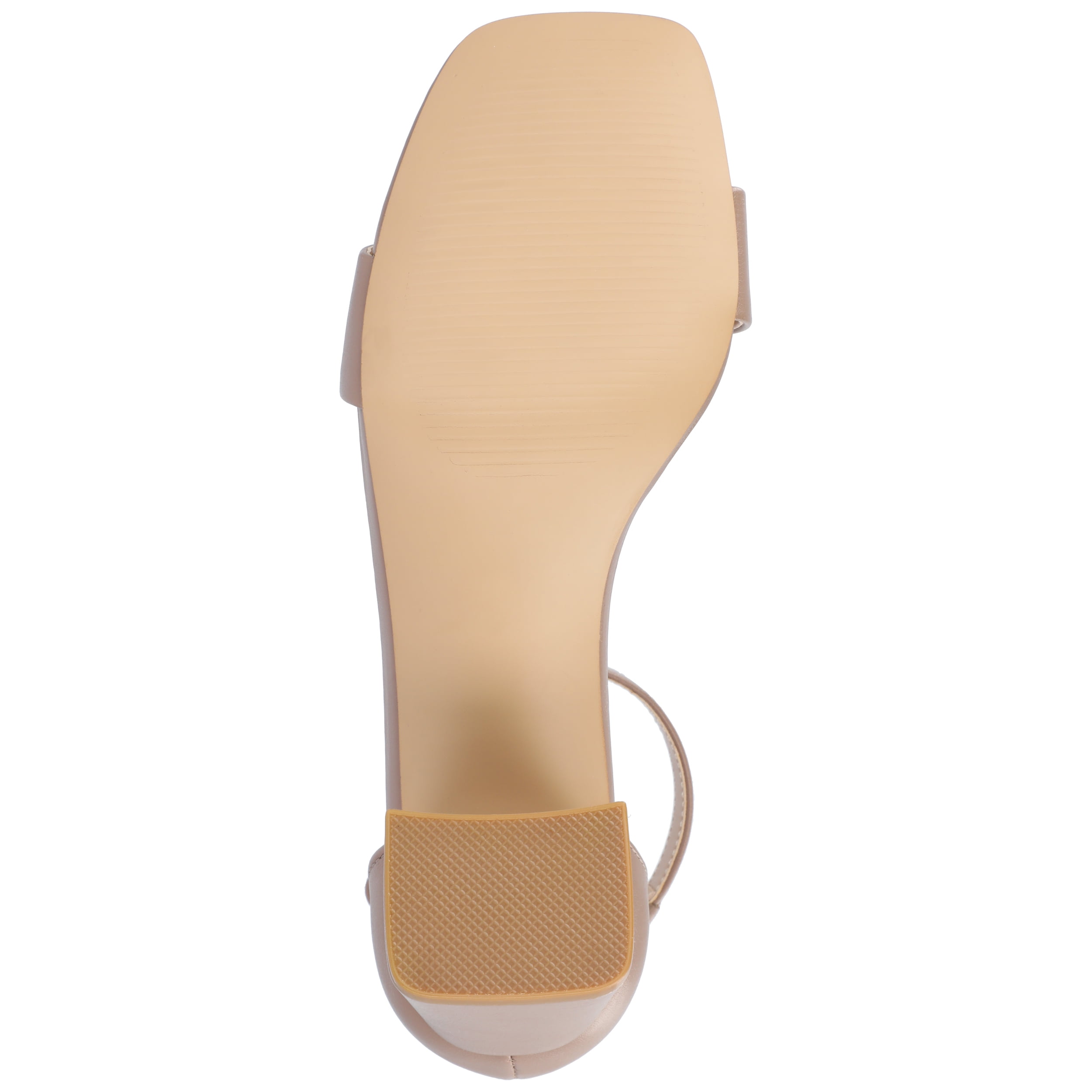 Journee Women's Valenncia SuperNatural Shades Narrow Width Open Square Toe Ankle Strap Sandals