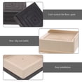 thumbnail image 3 of 4pcs Bed Risers Table Leg Risers Desk Raisers Furniture Lifter Blocks Bed Frame Riser, 3 of 6