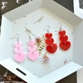 thumbnail image 6 of duhgbne fashion creative earrings simple personality earrings accessories valentine's day gift earrings for women gift, 6 of 8