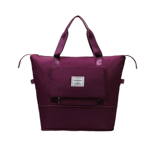 Bolsa De Viaje Con Cierre De Cremallera, Bolsa Deportiva Para Gimnasio, Para Compras, Negocios Y Oficina.