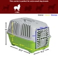 thumbnail image 7 of MidWest Homes for Pets 22 inch Spree Travel Pet Carrier for Dog or Cat with Plastic Door, Green, 7 of 7