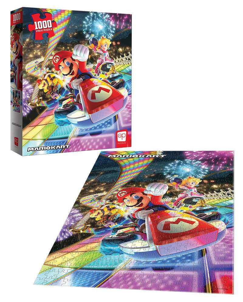 USAopoly Mario Kart “Rainbow Road” Casse-Tête De 1000 Pièces