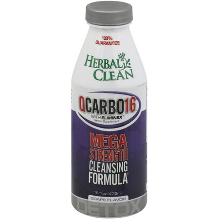 Herbal Clean Mega Strength Cleansing Grape, 16 OZ (Best Herbal Parasite Cleanse)
