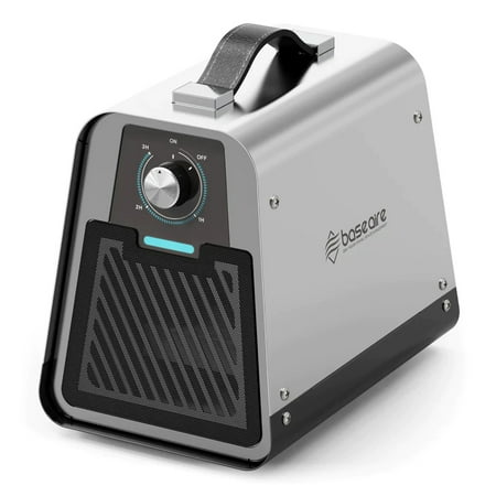 BASEAIRE 555 PRO ION MACHINE WITH HIGHEST OUTPUT - UP TO 30 MILLION NEGATIVE IONS/SEC, 2 MILLION POSITIVE IONS/SEC, WITH ADJUSTABLE SETTINGS, CARRY HANDLE, FOR ROOMS, CARS, PETS DANDER