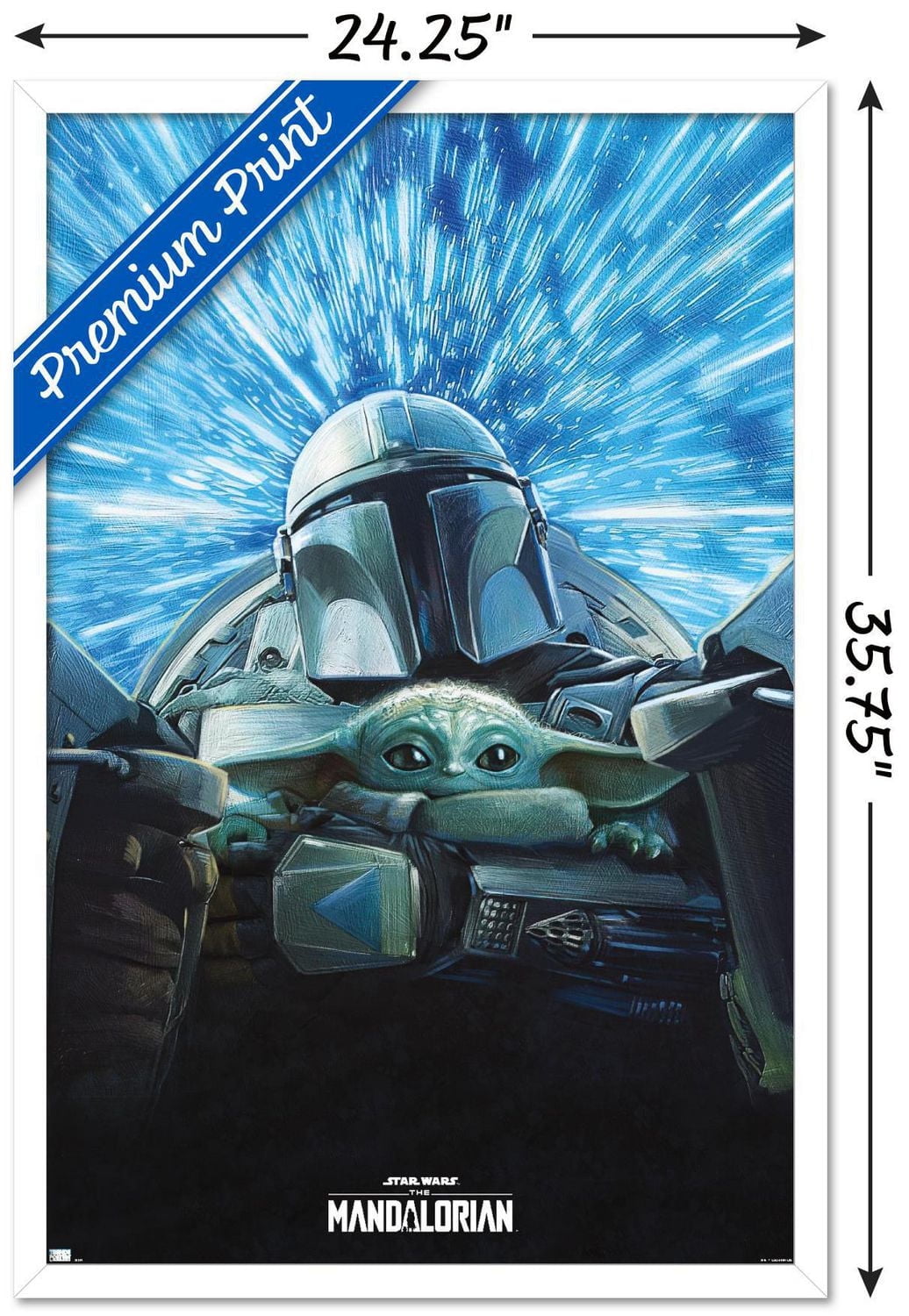 Star Wars: The Mandalorian Season 3 - Lightspeed Wall Poster, 22.375" x 34"