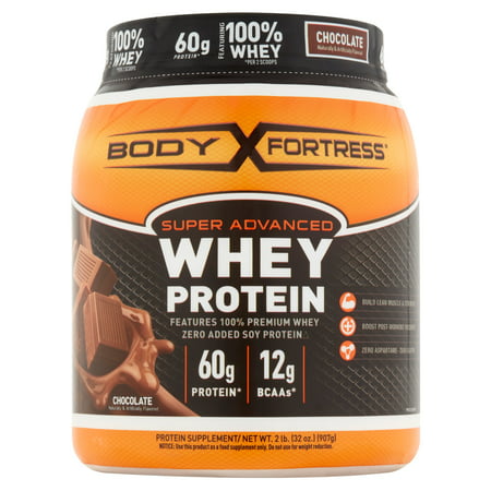 Body Fortress Super Advanced de protéines de lactosérum en poudre, chocolat, 2kg