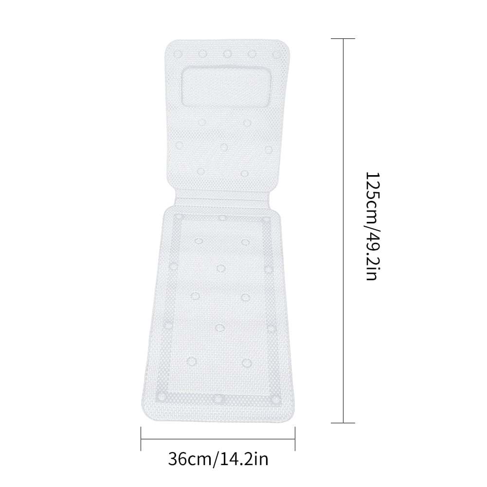Mgaxyff Full Body Spa Bath Mattress Cushion Pillow Soft Quilted Bathtub Mat with Breathable, Bath Tub Mat, Bathtub Cushion