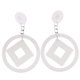 thumbnail image 2 of Pendientes de acrílico Fernando Cuadrado Geometría Declaración Novedad, 2 of 6