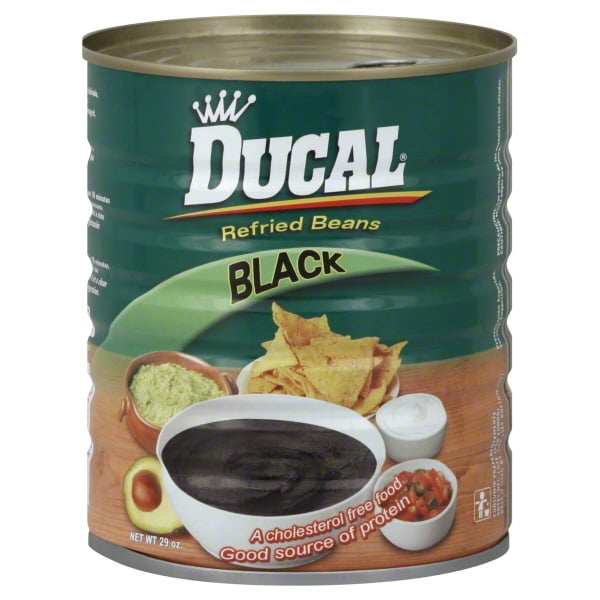 DUCAL Refried Beans Black 29 oz