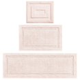 thumbnail image 1 of Alfombras de baño mDesign Hydra Collection, 3 unidades, color rosa y rubor, 1 of 9