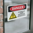 thumbnail image 4 of (2 Pack) Electrocution Hazard Crane OSHA Danger Sign 10 Inch X 7 Inch Vinyl Label Decal Sticker Weather Resistant, UV Protected for Workplace, Business, and Construction Site, Made in, 4 of 7