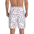 thumbnail image 3 of Kdxio Rabbit Eating Print Mens Sleep Shorts Bottoms Soft Comfy Pajama Wear Pants with Drawstring Pockets, 3 of 7