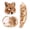 Khaki, variant on Furry Wolf Fox Mask Tail and Paw Gloves Set, Adult Halloween Fox Wolf Mask Animal Fursuit Therian Party Costume