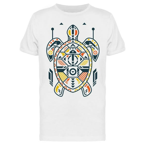 Turtle Lineart T-Shirt Men -Image by Shutterstock, Male Large