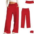 thumbnail image 3 of Girls Uniform Pants Fit Kids Dress Pants With Pockets Straight Pants Boys Gray Uniform Pants Back To School Clothes For Girls Clothes For Girls 11-12 Years, 3 of 5