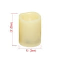 thumbnail image 4 of Candle Choice 6 PCS Realistic Flickering Flameless Candle, Battery Operated Votives, Votive/tealight Candles with Remote, Long Battery Life, Batteries Included, 1.5"x2" Melted Edge, 4 of 4
