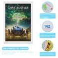 thumbnail image 3 of Ghostbusters Diamond Art Kits for Adults Diamond Art Gem Art Painting Full Drill Round Art Gem Painting Kit for Home Wall Decor 8"x12", 3 of 7