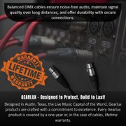Gearlux 100-Foot DMX Cable - 4 Pack