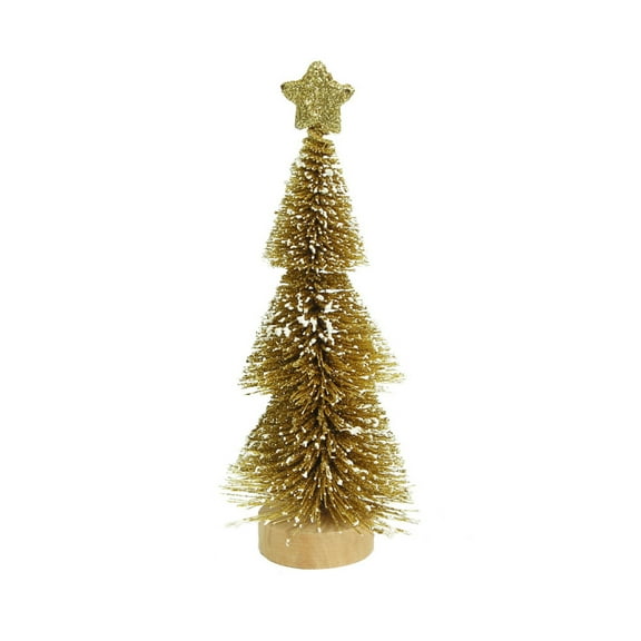 Sylvtty Mini Christmas Tree Decoration Small Desktop Ornament Reusable Holiday Essential Festive Party Atmosphere Enhancer