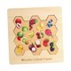 thumbnail image 1 of Rompecabezas de madera para niños pequeños. Actividad educativa preescolar. Regalo para niños. Fruta, 1 of 9