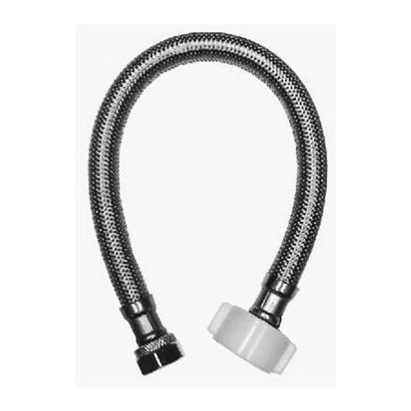 Homewerks Worldwide 7233-16-38-2-HW Toilet Connector, Stainless Steel, 3/8 Compression x 7/8 Ballcock x 16 - Quantity 25