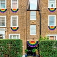 thumbnail image 4 of Bandera arcoíris del orgullo gay, pancarta LGBT arcoíris, decoración para fiesta del orgullo LGBT, 4 of 6
