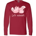 thumbnail image 3 of Inktastic Let's Relaxolotl with Cute Sleeping Axolotls Long Sleeve T-Shirt, 3 of 5