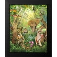 thumbnail image 2 of Hunziker, Steve 20x24 Black Modern Framed Museum Art Print Titled - Jungle Mix III, 2 of 5
