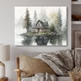 thumbnail image 2 of Designart Cottage By The Lake II Canvas Wall Art, 2 of 5