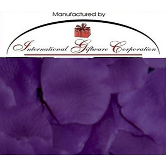 Purple - 100 Silk Rose Petals Wedding Favors - Solid Colors - Wedding Reception and Party Supplies