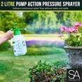 thumbnail image 2 of Pump Action Pressure Sprayer - Weed Killer Sprayer Pump for Fertiliser, Pesticides, Fungicides, Cleaning - Garden Sprayer with Plastic Lance -, 2 of 5