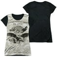 thumbnail image 1 of Army - Union - Juniors Teen Girls Black Back Sleeve Shirt - Large, 1 of 2