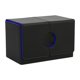 thumbnail image 1 of Caja para baraja de cartas coleccionables Estuche para guardar cartas Puede contener más de 400 cartas Juguetes Resistente Azul negro, 1 of 9