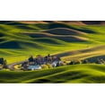 thumbnail image 2 of Tan, Eileen 32x21 White Modern Wood Framed Museum Art Print Titled - Houses In The Farm Land, 2 of 4
