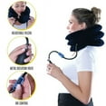 thumbnail image 4 of ZOUYUE Neck Traction Device and Neck Brace Blue Non-itchy Material Neck Pain Relief, 4 of 6
