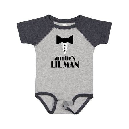 

Inktastic Auntie s Lil Man Gift Baby Boy Bodysuit
