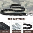 thumbnail image 2 of AUROTH Heavy Duty Bungee Dog Leash for Medium Large Breed Dogs, No Pull for Shock Absorption with Car Seat Belt, 2 Padded Handles 6FT Training Dog Leash Woodland Camo, 2 of 9
