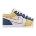 thumbnail image 2 of A i r-Jor-dan 1 Low SE Grade School Multi-Color Canvas DV1323-100 Available Now, 2 of 6