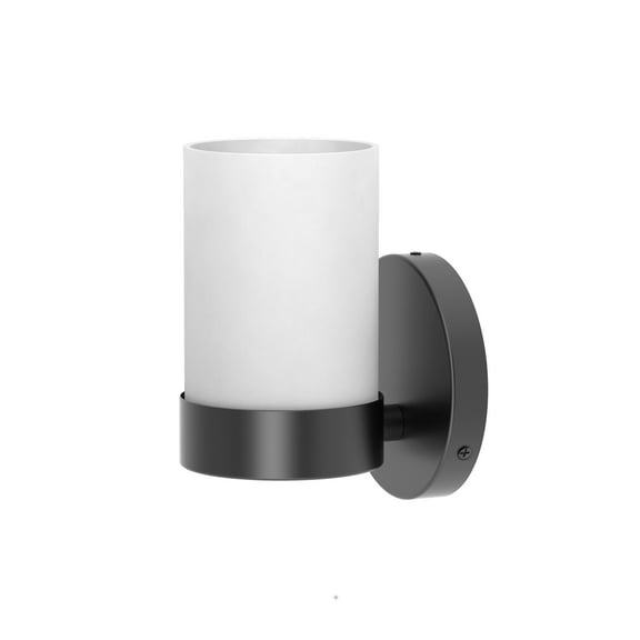Gatco 1630MX Glam Single Sconce, Matte Black