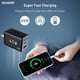 thumbnail image 5 of Cargador Sharp USB C de 45 W, 2 puertos (USB A+C), carga rápida, negro, 5 of 7
