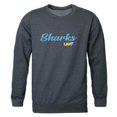 thumbnail image 1 of W Republic 556-329-HCH-03 Men Long Island Sharks Script Crew Fleece, Heather Charcoal - Large, 1 of 1
