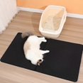 thumbnail image 4 of Waterproof Pet Cat Litter Mat Double Layer Pet Litter Box Mat Non-slip Sand Cat Pad Washable Bed Mat Clean Pad Products, 4 of 5