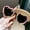 Black, variant on Popular y2k Vintage Love Heart Sunglasses Women For Men Luxury Brand Design Sun Glasses Punk Cake Candy Pink Cute Party Eyewear